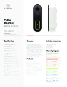 Alarm.Com WiFi HD Doorbell Camera