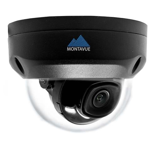 Montavue 8MP 4K Smart Motion Vandal Dome Camera (black) - MTD8108-AISMD-B