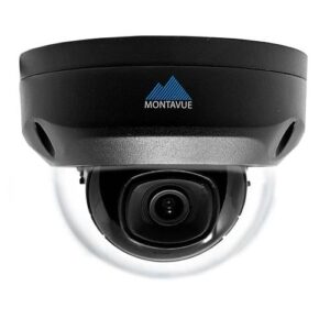 Montavue 8MP 4K Smart Motion Vandal Dome Camera (black) - MTD8108-AISMD-B