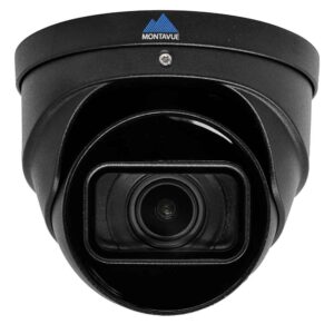 Montavue MTT81130-V-AISMD-B 8MP Smart Motion Varifocal Turret Camera (Black)- 4x optical Zoom