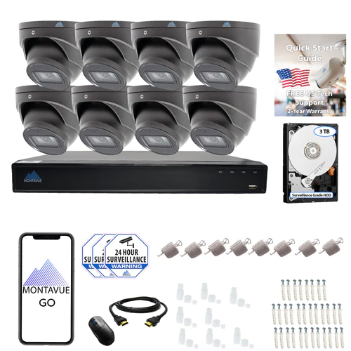 8MP 4K Smart Motion Turret Camera Security System w/ 16 Channel NVR and 3TB Hard Drive – MTT8108-AISMD-X 8MP 4K Smart Motion Turret Camera Security System w/ 16 Channel NVR and 3TB Hard Drive – MTT8108-AISMD-X Smart Motion Detection 4.0