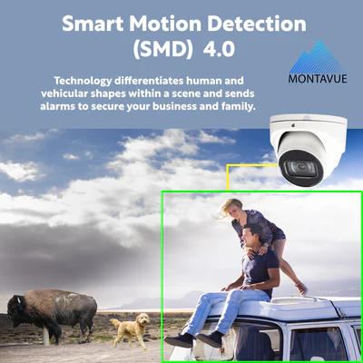 8MP Smart Motion AI Turret Camera Security System w/ 8 Channel NVR and 2TB Hard Drive – MTT8108-AISMD-X 8MP Smart Motion AI Turret Camera Security System w/ 8 Channel NVR and 2TB Hard Drive – MTT8108-AISMD-X Listen-In Audio (Mic)