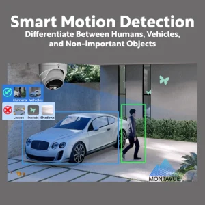 8MP 4K Turret Home Security System w/ 4 Channel NVR and 1TB Hard Drive - MTT8095